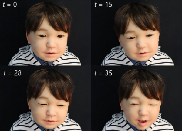 ▲ 안드로이드 램 슬롯의 자연스런 얼굴 표정