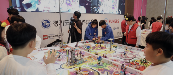 ▲ 퍼스트 레고 리그 코리아(FIRST LEGO League KOREA) 지난 행사 장면(사진=사단법인 상상)