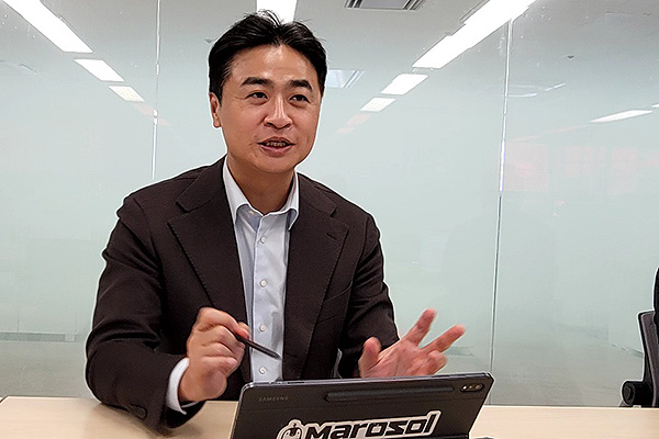 ▲ 빅웨이브로보틱스는 마카오 카지노 슬롯 도입부터 운영까지 모든 서비스를 제공하는 '마카오 카지노 슬롯 산업계 플랫폼' 기업이다. 김민교 빅웨이브로보틱스 대표는 마카오 카지노 슬롯신문과의 인터뷰에서 “배달시장이 커지면서 배민 서비스가 나온 것처럼, 마카오 카지노 슬롯 시장도 거기에 맞는 솔루션이 필요하다”고 밝혔다.(사진=조규남 기자)