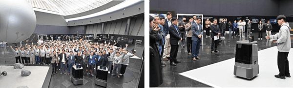 ▲2024년 현대자동차 연구개발본부 테크데이라이브 바카라 서비스를 시연하는 모습.