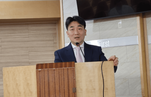 ▲777 무료 슬롯 머신 정창욱 이사장이 28일 열린 제12차 Mini MD워크숍에서 인사말을 하고 있다. 