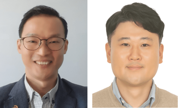 ▲DGIST 무료 스핀 슬롯및 전자공학과 임용섭 교수(사진 왼쪽)와 배종호 박사과정 모습