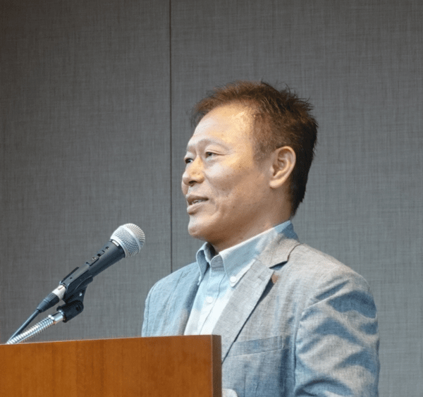 ▲케이스랩 비전 2030을 발표하고 있는 국태용 대표