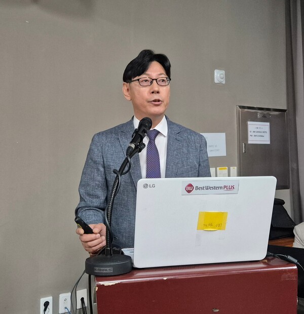 ▲전대선 한국폴리텍대학 익산캠퍼스 교수가 강의하고 있다.