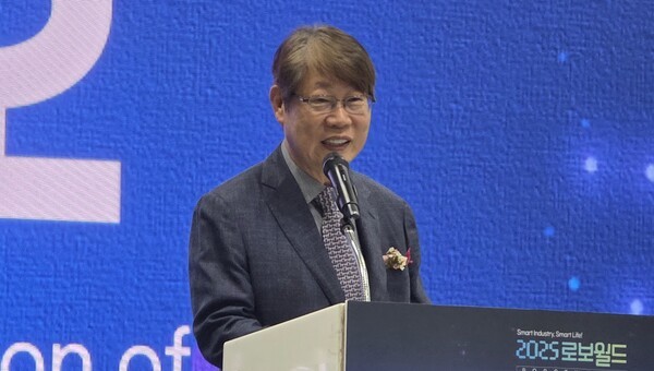 ▲김진오 회장이 환영사를 하고 있다.