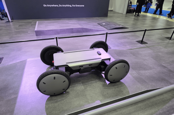 ▲현대차그룹이 차세대 자율주행 모빌리티 무료 슬롯사이트 플랫폼 ‘모베드(MobED)’의 양산형 모델을 최초 공개했다. (사진=무료 슬롯사이트신문 일본 iREX 취재단)