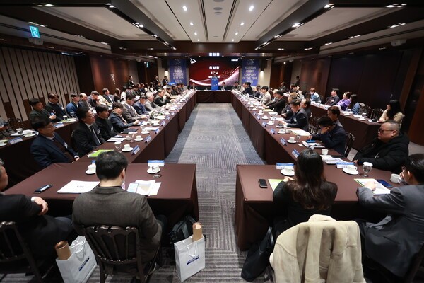 ▲행사가 열린 엘타워 골드홀 모습