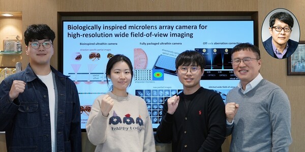 ▲왼쪽부터 차영길, 김현경, 권재명 박사과정, 정기훈 교수, 김민혁 교수(오른쪽 위) (사진=솜사탕카지노)
