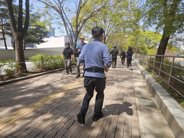 ▲‘슬로 조깅 모드’도 운동효과를 극대화하기에 적합한 것으로 느껴졌다.