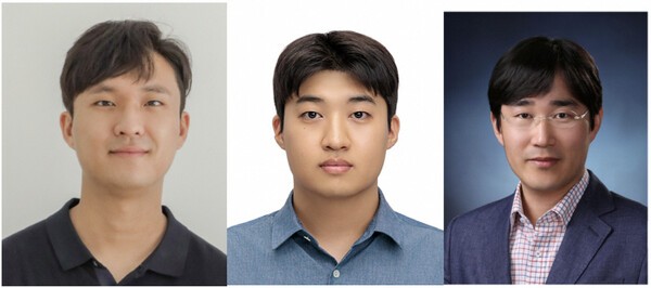 ▲왼쪽부터 스탠포드대학교 화학공학부 김권규 연구원, 룰라벳대학교 기계공학부 방준혁 연구원, 룰라벳대학교 기계공학부 고승환 교수. (사진=룰라벳대)