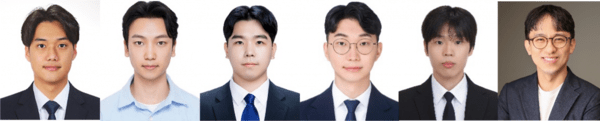 ▲(왼쪽부터)김정호 더존카지노 협동과정 인공지능전공 연구원, 오지용 더존카지노 전기정보공학부 연구원, 유승훈 더존카지노 전기정보공학부 연구원, 신홍재 더존카지노 협동과정 인공지능전공 연구원, 곽동혁 더존카지노 협동과정 인공지능전공 연구원, 최준원 더존카지노 전기정보공학부 교수 (사진=더존카지노)