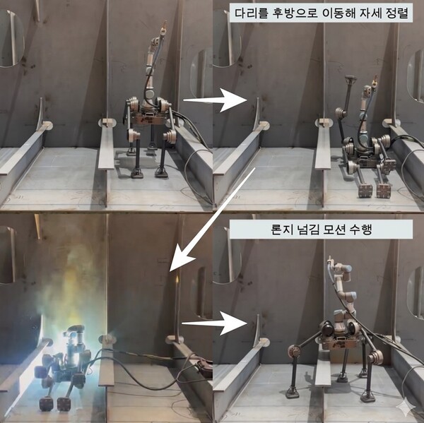 ▲AI 기반 4족 용접코인카지노 개발 사진 (사진=산업부)