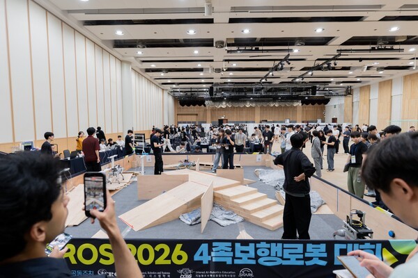 ▲제2회 4족보행 제트벳경진대회 모습.