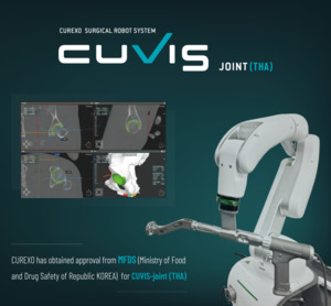 큐렉소, 고관절 수술마네킹 슬롯 ‘큐비스-조인트 THA’ 국내 품목 허가 승인