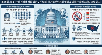 美 의회, 국가검증 슬롯사이트위원회 설립·중국산 휴머노이드 조달 금지 추진