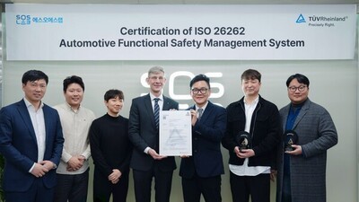 에스오에스랩, 차량용 라이다 ‘ISO 26262’ 인증 획득